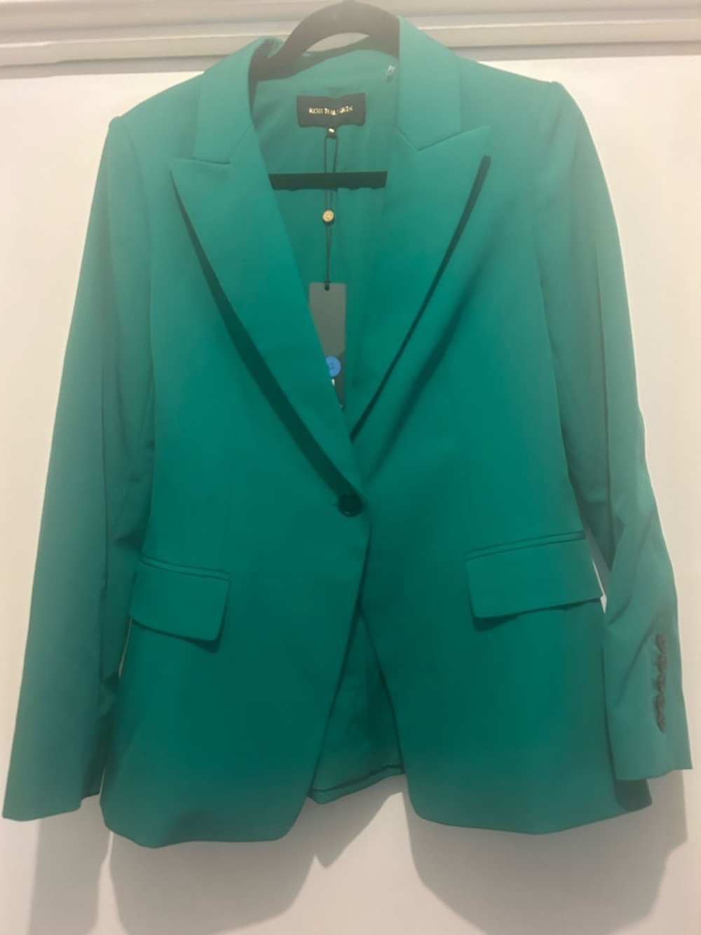 Kobi Halperin Teal Green Blazer - Picture 2 of 4